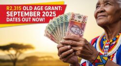 R2,315 Old Age Grant Disbursement Dates Released for September 2025