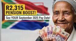 September 2025 SASSA R2,315 Pension Grant: Provincial Schedule Revealed
